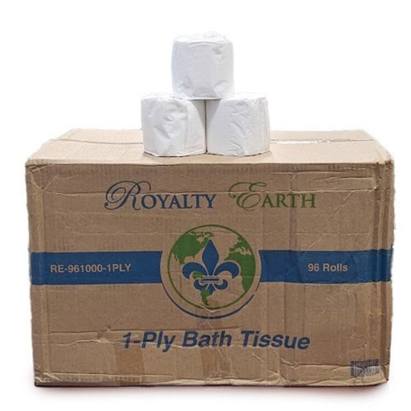 Royal Distribution Royalty Earth Bath Tissue, 1-Ply, 96Pk RE-961000-1PLY